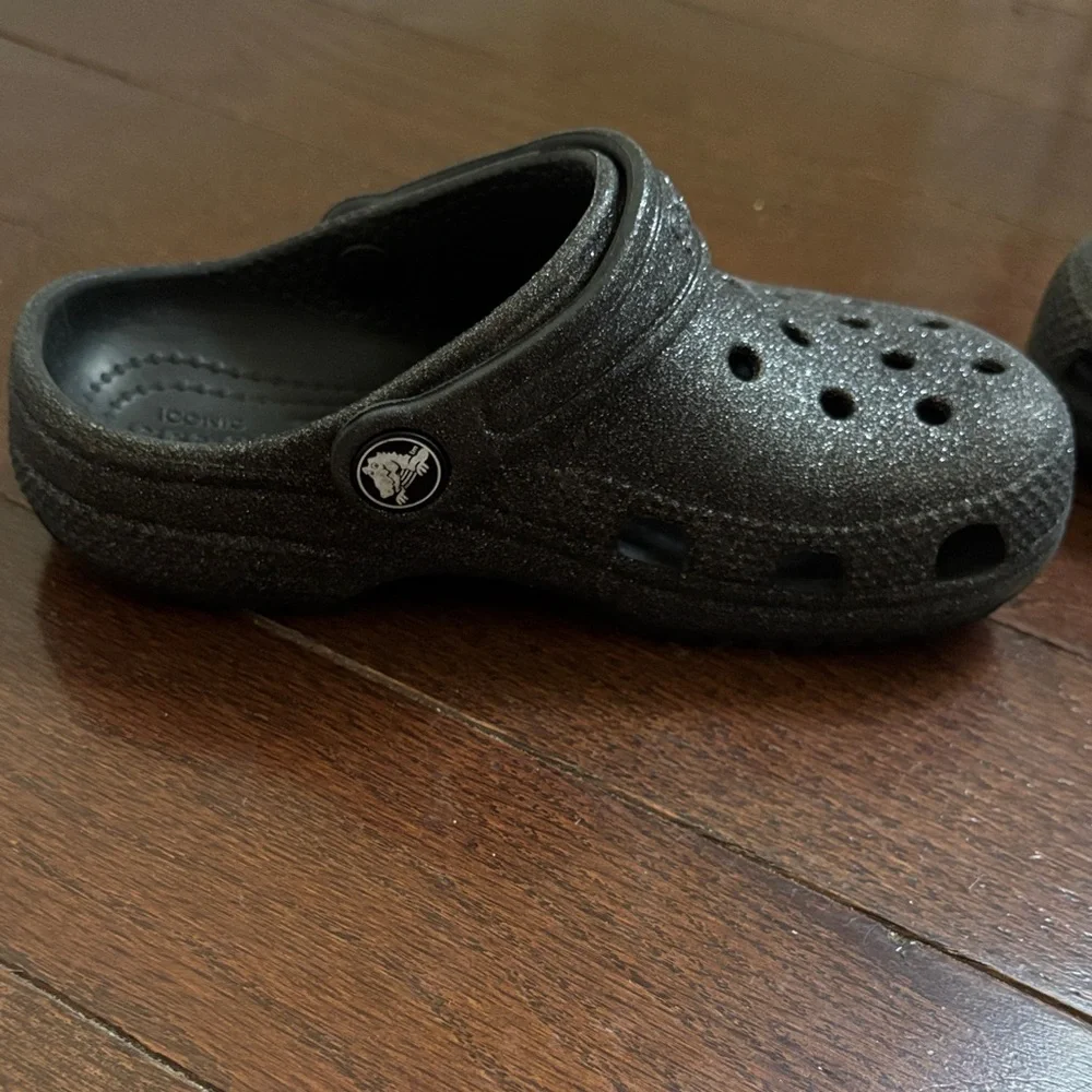 Black Glitter Crocs - Picture 5 of 5